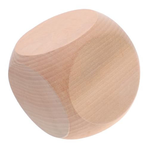 Yardwe Leere Würfel holzwürfel selber Machen große Holzklötze Holzblöcke unvollendete Holzwürfel Paar Spielblöcke Holzwürfelblöcke zum Basteln Beige von Yardwe