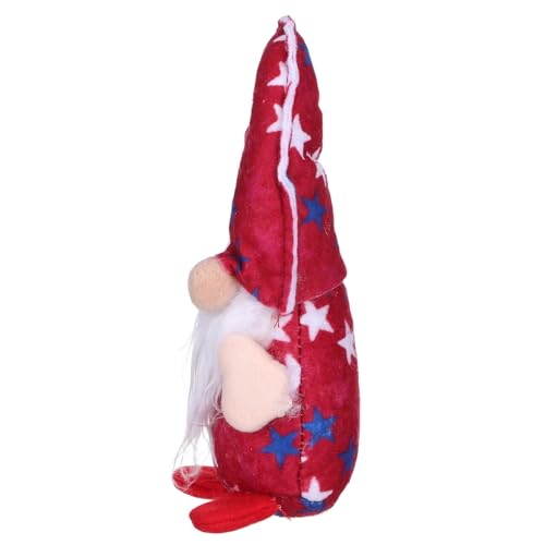 Yardwe of July GNOME Figuren Charmante Handgefertigte Dekoration für Patriotische Feiertage für Tischdeko und Kleine Räume Langlebig und als von Yardwe
