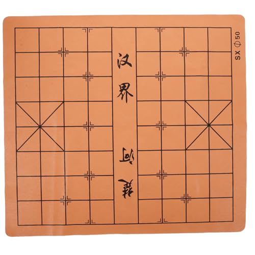 Yardwe zusammenklappbares Spielbrett tragbar Planke Falten Turnier Schachmatte Schachspiel-Requisite Schachbrett Kunstleder Light Brown Yardwe zusammenklappbares Spielbrett tragbar Planke Falten Turnier Schachmatte Schachspiel-Requisite Schachbrett Kunstleder Light Brown von Yardwe
