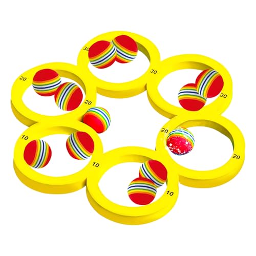 Pool Spielzeug Erwachsene, Poolspielzeug Wasserspielzeug Kinder Poolspielzeuge, Wassersportspielzeug für Pool Schwimmende Wurfspiele mit 12 Regenbogenbällen, Poolwasserspielzeug für Sommer Party Pool Spielzeug Erwachsene, Poolspielzeug Wasserspielzeug Kinder Poolspielzeuge, Wassersportspielzeug für Pool Schwimmende Wurfspiele mit 12 Regenbogenbällen, Poolwasserspielzeug für Sommer Party von Yarteim