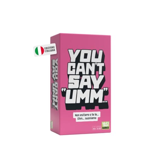 Yas Games - You Can't Say UMM - Der einzige auf Italienisch - Partyspiele von 4 bis 10 Spielern ab 10 Jahren von Yas Games