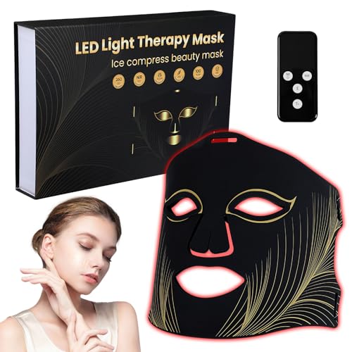 Yaskyly LED Gesichtsmaske mit Rotlichttherapie, LED Mask für Gesicht Led Maske Lichttherapie in 8 Farben zur Aknebehandlung mit 850nm Nahinfrarotlicht Pflegegerät und Schön für Alle Hauttypen zu Hause Yaskyly LED Gesichtsmaske mit Rotlichttherapie, LED Mask für Gesicht Led Maske Lichttherapie in 8 Farben zur Aknebehandlung mit 850nm Nahinfrarotlicht Pflegegerät und Schön für Alle Hauttypen zu Hause von Yaskyly