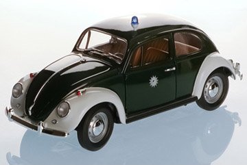 1960 Volkswagen Käfer Stuttgart Police [YatMing 92078], Stuttgarter Polizei, 1:18 Die Cast von Greenlight