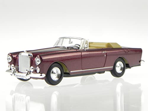 Bentley S2 Convertible Cabrio Burgundrot Modellauto 43214 Yatming 1:43 von Yat Ming