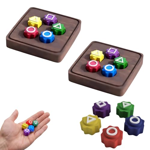 Yately Gonggi Koreanisches Spiel Stein fangen, Steinspiel Gonggi Set Tintenfisch Volksspiel Gong mit Sockel, Gi Spiel Koreanisches Gonggi Spiel Set Sammlung(2 Set) von Yately