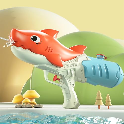 Sommer-Hochdruck-Haifisch-Wassergewehr für Kinder, Cartoon-Strand-Spaß-Wasser-Spielzeug, tragbares Wassergewehr, kreatives Haifisch-Form-Wassergewehr, niedliches Wassergewehr für Swimmingpool-Strand Sommer-Hochdruck-Haifisch-Wassergewehr für Kinder, Cartoon-Strand-Spaß-Wasser-Spielzeug, tragbares Wassergewehr, kreatives Haifisch-Form-Wassergewehr, niedliches Wassergewehr für Swimmingpool-Strand von Yawdil