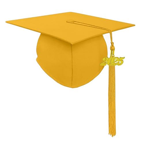 Yawdil 2025 Akademische Hut-Kopf bedeckungen, Akademie-Souvenir mützen, Cosplay-Zubehör-Charme-Ornament, DIY Fringe Graduation Kleid Zeremonie Hut von Yawdil