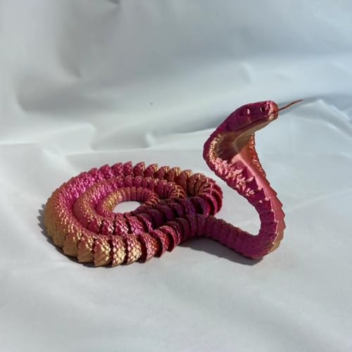 Yawdil Gelenkige 3D-gedruckte Schlangen Figuren; Einzigartiges Handwerks Geschenk Realistisches Schlangen Spielzeug Yawdil Gelenkige 3D-gedruckte Schlangen Figuren; Einzigartiges Handwerks Geschenk Realistisches Schlangen Spielzeug von Yawdil
