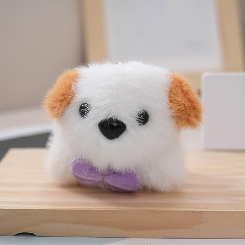 Yawdil Niedliche gefüllte Fliege Hunde Puppen Spielzeug anhänger Schlüssel Bund Rucksack Hangings Dekoration Geschenk von Yawdil