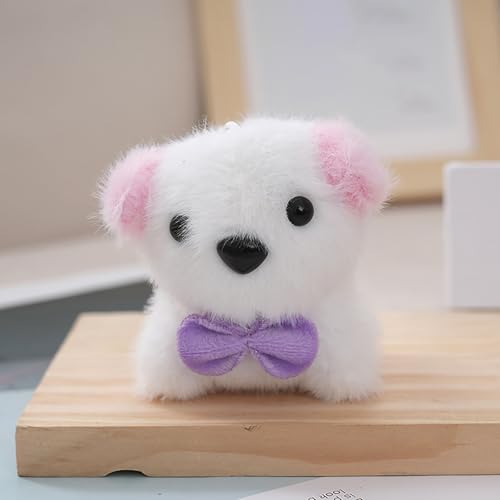 Yawdil Niedliche gefüllte Fliege Hunde Puppen Spielzeug anhänger Schlüssel Bund Rucksack Hangings Dekoration Geschenk von Yawdil