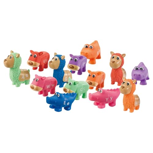 Yaztauho Alphabet-Lerntier-Spielzeug-Spielset, Tier-Alphabet-Match-Spiel - Passendes Spielzeug mit Tierbuchstaben - Buchstabenerkennungsspiele mit 26 passenden Buchstaben für Kinder Yaztauho Alphabet-Lerntier-Spielzeug-Spielset, Tier-Alphabet-Match-Spiel - Passendes Spielzeug mit Tierbuchstaben - Buchstabenerkennungsspiele mit 26 passenden Buchstaben für Kinder von Yaztauho