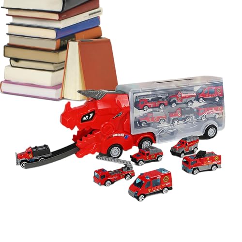 Yaztauho Dinosaurier -LKW, Transport Dinosaurier Truck,Dinosaurierform Ejektion Race Track Car Transporter Truck - Deform Catapulting Mega Transporter Spielzeug, Fahrzeugspiele für Mädchen Yaztauho Dinosaurier -LKW, Transport Dinosaurier Truck,Dinosaurierform Ejektion Race Track Car Transporter Truck - Deform Catapulting Mega Transporter Spielzeug, Fahrzeugspiele für Mädchen von Yaztauho