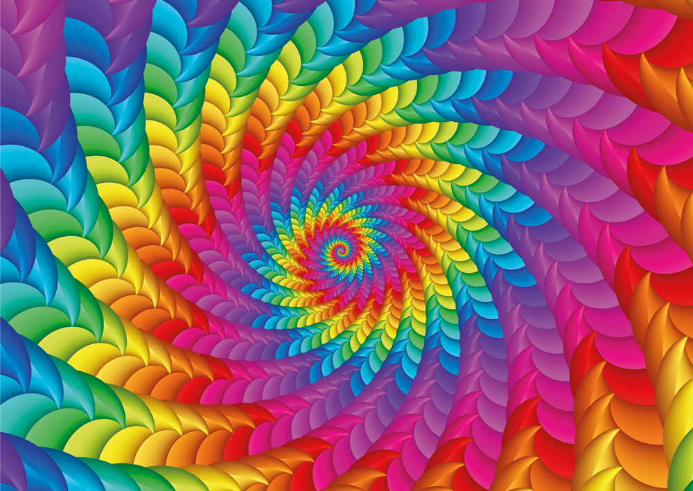Yazz Psychedelic Rainbow 1000 Teile Puzzle Yazz-3850 Yazz Psychedelic Rainbow 1000 Teile Puzzle Yazz-3850 von Yazz