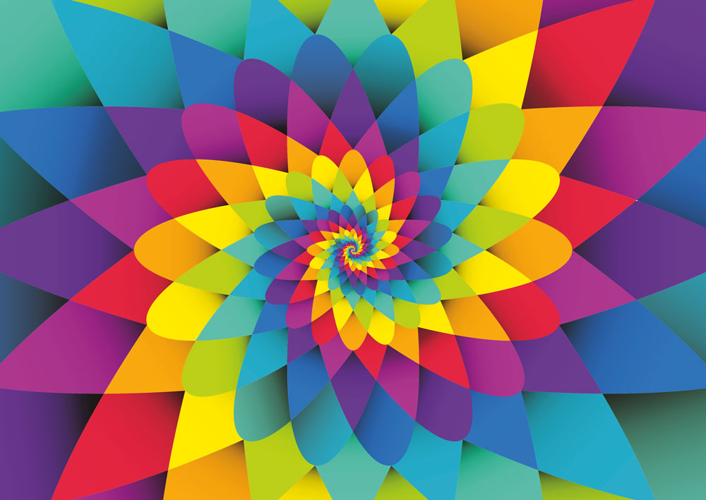 Yazz Rainbow Spiral 1000 Teile Puzzle Yazz-3811 Yazz Rainbow Spiral 1000 Teile Puzzle Yazz-3811 von Yazz