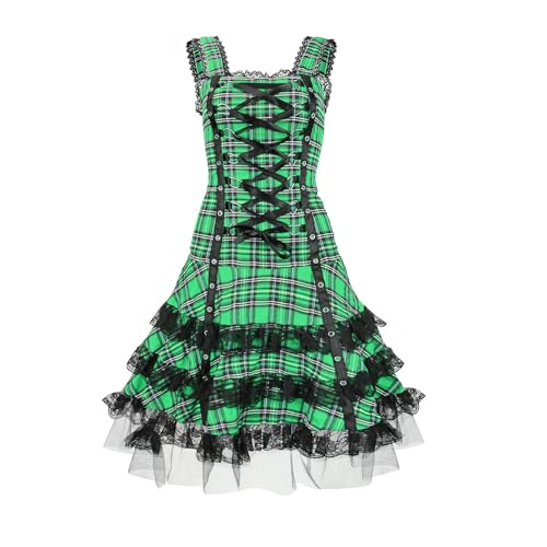 Ybing Gothic Punk Kleider Damen Retro Lolita Court Kostüm Halloween Trägerkleid Ballkleider Mittelalter Viktorianisch Princess Dress Cosplay Ärmellos Partykleid Performance Costume Karnevalskleid Ybing Gothic Punk Kleider Damen Retro Lolita Court Kostüm Halloween Trägerkleid Ballkleider Mittelalter Viktorianisch Princess Dress Cosplay Ärmellos Partykleid Performance Costume Karnevalskleid von Ybing