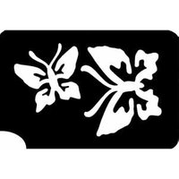 Fliegendes Schmetterlingpaar Tattooschablone, Frühlingsmotiv,8,3x5,5cm Fliegendes Schmetterlingpaar Tattooschablone, Frühlingsmotiv,8,3x5,5cm von Ybody