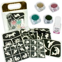 Glitzer-Tattoo-Set "Family", 42-teilig Glitzer-Tattoo-Set "Family", 42-teilig von Ybody