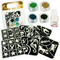 Glitzer-Tattoo-Set für Jungen, 41-teilig Glitzer-Tattoo-Set für Jungen, 41-teilig von Ybody
