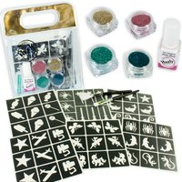 Glitzer-Tattoo-Set für Kinder, 66-teilig Glitzer-Tattoo-Set für Kinder, 66-teilig von Ybody