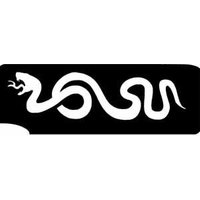 Schlangen - Tattooschablone, Größe 11,7x4,4 cm Schlangen - Tattooschablone, Größe 11,7x4,4 cm von Ybody