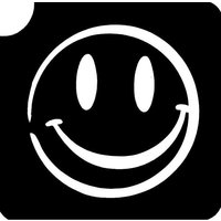 Smiling Face Klebeschablone für gute Laune & Freundlichkeit 6x6cm Smiling Face Klebeschablone für gute Laune & Freundlichkeit 6x6cm von Ybody
