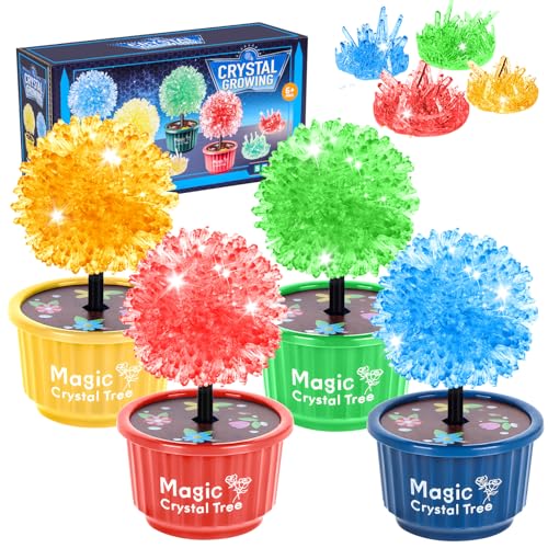 Kristalle züchten selbst(4 Blumen herstellen) 24-stündiges schnelles Wachstum Experimentierkästen,Deko,STEM-Bildung/DIY/Handwerkskunst,Spielzeug für Kinder im Alter von 6-9 Jungen und Mädchen Kristalle züchten selbst(4 Blumen herstellen) 24-stündiges schnelles Wachstum Experimentierkästen,Deko,STEM-Bildung/DIY/Handwerkskunst,Spielzeug für Kinder im Alter von 6-9 Jungen und Mädchen von Ybzegrd
