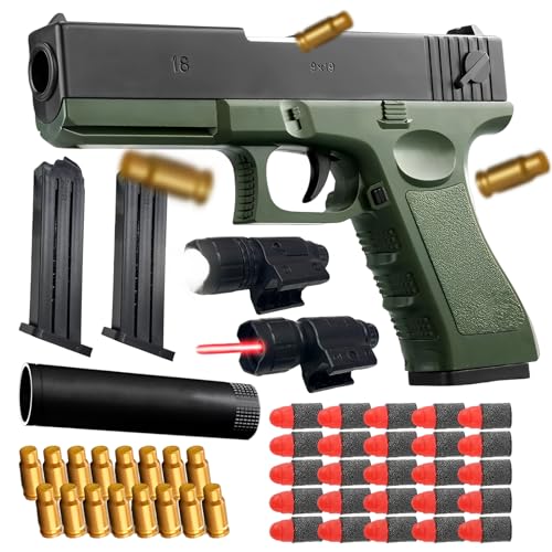 Spielzeug Pistole, Spielzeug Pistolen für Kinder, Spielzeug Waffen Pistolen, mit Schaumstoff Bullet, Patronenhülsen Spielzeug und Magazine, Spielzeug Pistole Kinder mit Zubehör, Kinderspielzeug Spielzeug Pistole, Spielzeug Pistolen für Kinder, Spielzeug Waffen Pistolen, mit Schaumstoff Bullet, Patronenhülsen Spielzeug und Magazine, Spielzeug Pistole Kinder mit Zubehör, Kinderspielzeug von Ycaaeo