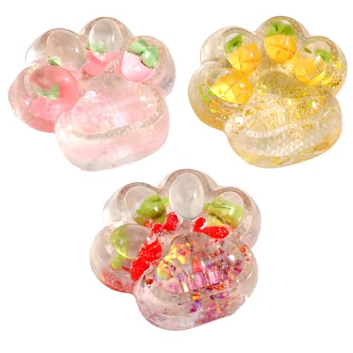 3 Stück Katzenpfoten Squishy, Squishy Pfote in Erdbeerrosa, Kirschrot und Ananasgelb, Katzenpfoten Spielzeug für Stressabbau, Geschenk für Katzenliebhaber 3 Stück Katzenpfoten Squishy, Squishy Pfote in Erdbeerrosa, Kirschrot und Ananasgelb, Katzenpfoten Spielzeug für Stressabbau, Geschenk für Katzenliebhaber von YceLon