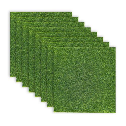 8 x künstliche Grasmatte, grüner statischer Rasen 8 x künstliche Grasmatte, grüner statischer Rasen von Ycfish