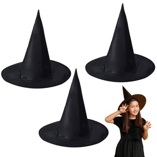 Ycfish 3-teiliges Halloween-Kostüm, Hexenhut-Zubehör Ycfish 3-teiliges Halloween-Kostüm, Hexenhut-Zubehör von Ycfish