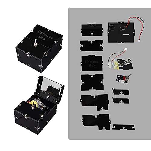 Nutzlose Box, Lustiger Spielzeug-Wippschalter, Einzigartiges Batteriebetriebenes, Ergonomisches Design, DIY-Kit für für Erwachsene von Yctze