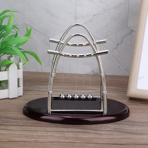 Perpetuum Motion Schreibtischspielzeug aus Kunststoff und Metall, Pädagogische Wissenschaft, Balancebälle, Stressabbau-Spielzeug, Ornament, Schreibtischdekoration, Newtons Perpetuum Motion Schreibtischspielzeug aus Kunststoff und Metall, Pädagogische Wissenschaft, Balancebälle, Stressabbau-Spielzeug, Ornament, Schreibtischdekoration, Newtons von Yctze