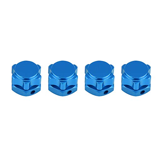 Yctze 17 Mm Metallrad -Hex -Hubs Adapter mit Abdeckung für HSP Hobao C /8 RC Auto (Blue) von Yctze