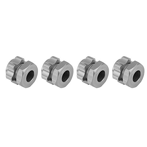 Yctze 17 Mm Metallrad -Hex -Hubs Adapter mit Abdeckung für HSP Hobao C /8 RC Auto (Ti-Farbe) von Yctze