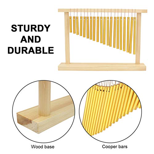 Yctze 20 Bars Single Row Musicals Instrument mit Holzstand & oder Kindern - Musikausbildung Tool! Yctze 20 Bars Single Row Musicals Instrument mit Holzstand & oder Kindern - Musikausbildung Tool! von Yctze