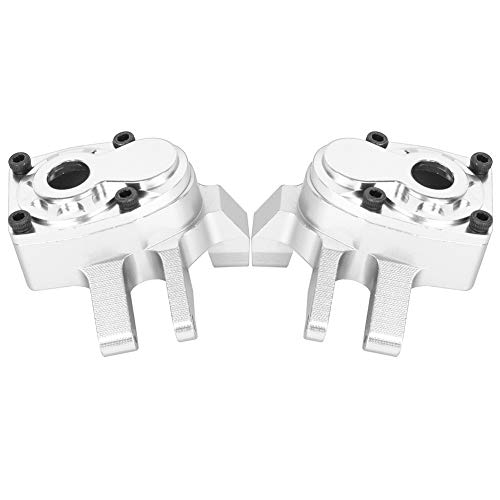 Yctze 2pcs Hochwertige Aluminiumlegierung Lenkschalengehäuse für Axiale Capra Scx10 III RC-Autoersatzteile (Silver) von Yctze