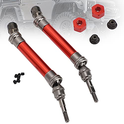 Yctze 2pcs Hochwertige Antriebswelle für Slash SLA018, Verbessert Stabilität und Leistung (Rot) von Yctze