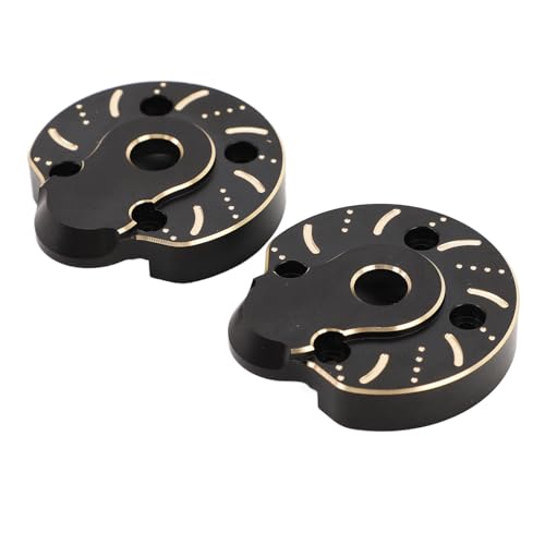Yctze 2pcs Messing -Portal -Abdeckplatten für SCX10 III & Capra RC Crawler Car Achs Gewichte, Stilvolle Abdeckungen für Verbesserte Stabilität Yctze 2pcs Messing -Portal -Abdeckplatten für SCX10 III & Capra RC Crawler Car Achs Gewichte, Stilvolle Abdeckungen für Verbesserte Stabilität von Yctze