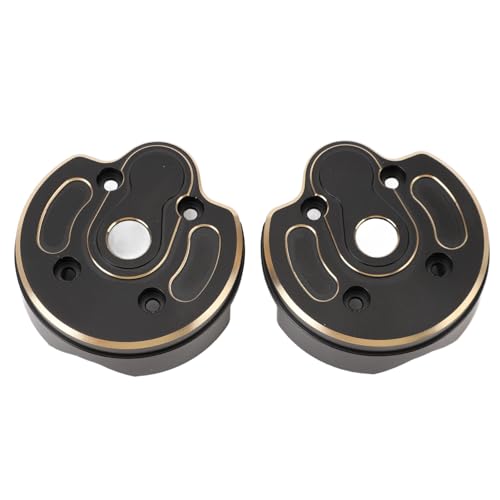 Yctze 2pcs Messingdifferentialabdeckungen für Vordere und Hintere Achse von Capra & SCX10 III /10 RC Crawler Car -, Stabile und Stilvolle Accessoires von Yctze