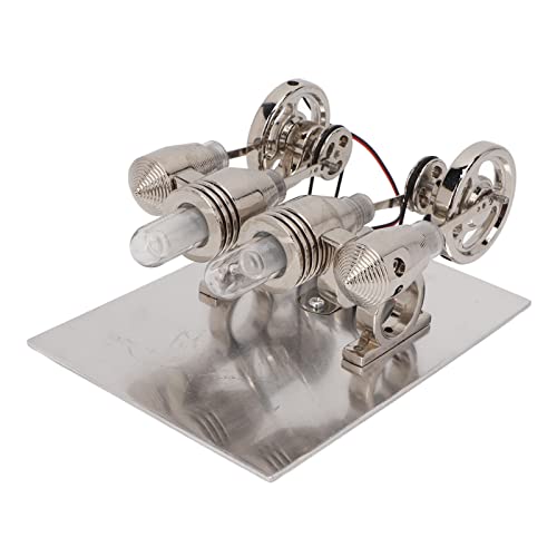 Yctze 4 Zylinder Stirling Motormodell Kit - Einfaches Montierendes Wissenschaftsspielzeug für und Lehrer, Einzigartiges von Yctze