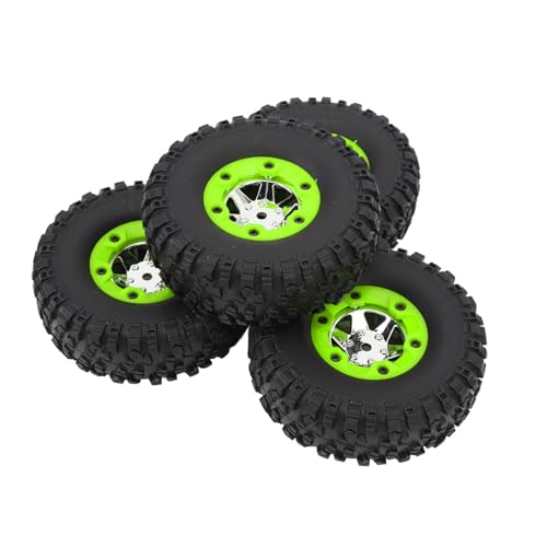 Yctze 4PCS Hochleistungs -Gummireifen für WLTOYS 12428 12427 124006 RC -Autos mit Verbessertem Griff und Einfacher Installation von Yctze
