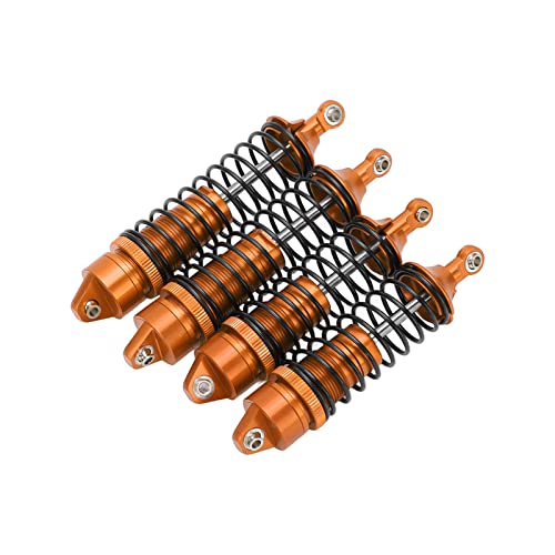 Yctze 4PCS RC -Set für Losi Lasernut U4 Hartnäckigkeit /10 Off -Straßenfahrzeug mit Hoher Elastischer Feder (ORANGE) von Yctze