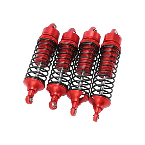 Yctze 4PCS RC -Set für Losi Lasernut U4 Hartnäckigkeit /10 Off -Straßenfahrzeug mit Hoher Elastischer Feder (Rot) von Yctze