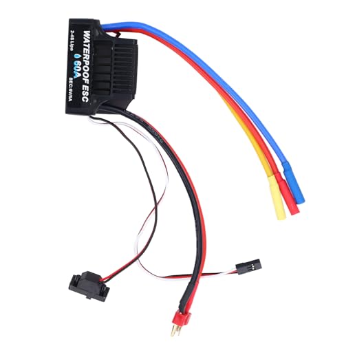 Yctze 60A ESC für RC -Autos - Bürstenlose Elektronische Geschwindigkeitsregler Kompatibel mit Wltoys, HSP, und Mehr Yctze 60A ESC für RC -Autos - Bürstenlose Elektronische Geschwindigkeitsregler Kompatibel mit Wltoys, HSP, und Mehr von Yctze