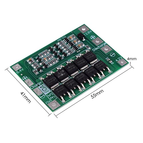 Yctze 60A Lithium Battery Board für Bohrmotoren und -Werkzeuge - Überladung, Überladung und Kurzschluss Yctze 60A Lithium Battery Board für Bohrmotoren und -Werkzeuge - Überladung, Überladung und Kurzschluss von Yctze