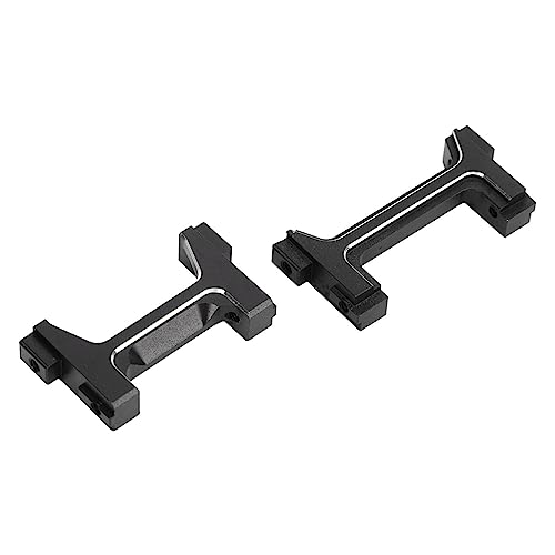 Yctze Aluminium Vordere und Hintere Stoßfängerhalterungen für TRX4M /18 RC -Crawler - und Hochleistungs Upgrade (Black) von Yctze