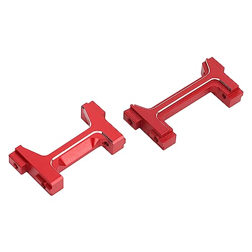 Yctze Aluminium Vordere und Hintere Stoßfängerhalterungen für TRX4M /18 RC -Crawler - und Hochleistungs Upgrade (Rot) von Yctze