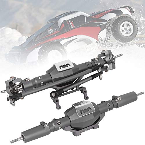 Yctze Aluminiumlegierung Farb -Upgrade -Teile für Axiale SCX10 II 90046 90047 RC Auto Vorne Hinten Hinter Achsenbaugruppe (Vordere und hintere Türbrücke) von Yctze