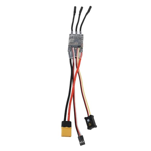 Yctze Bürstenloser ESC mit BEC-Ausgang für 2-6-Batterien-idealer Elektromotor-Geschwindigkeitsregler für RC-Crawler von Yctze