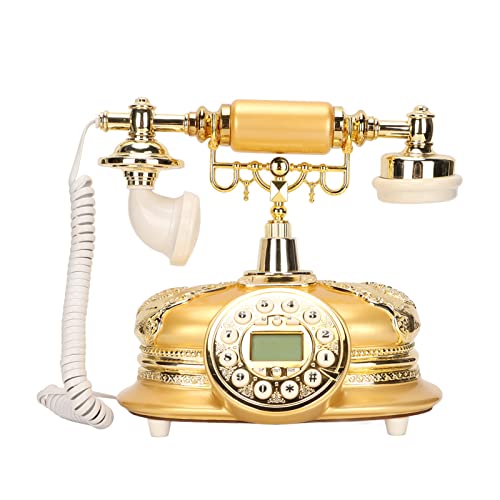 Yctze Europäisches Vintage -Telefon mit LCD -Display Stylish Caller ID Retro Telefon für Wohnzimmer, Büro und Schlafzimmer Yctze Europäisches Vintage -Telefon mit LCD -Display Stylish Caller ID Retro Telefon für Wohnzimmer, Büro und Schlafzimmer von Yctze